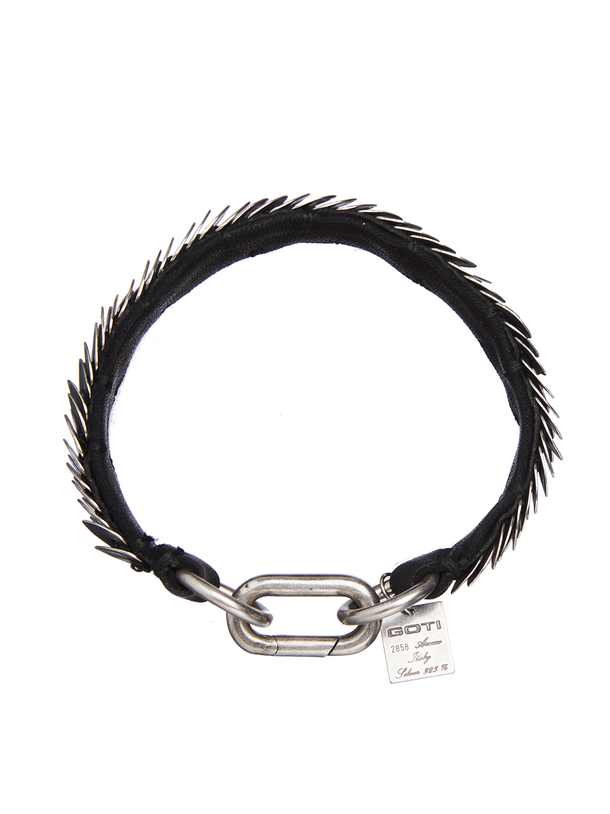 GOTI Adjustable 925 Silver Bracelet for Men