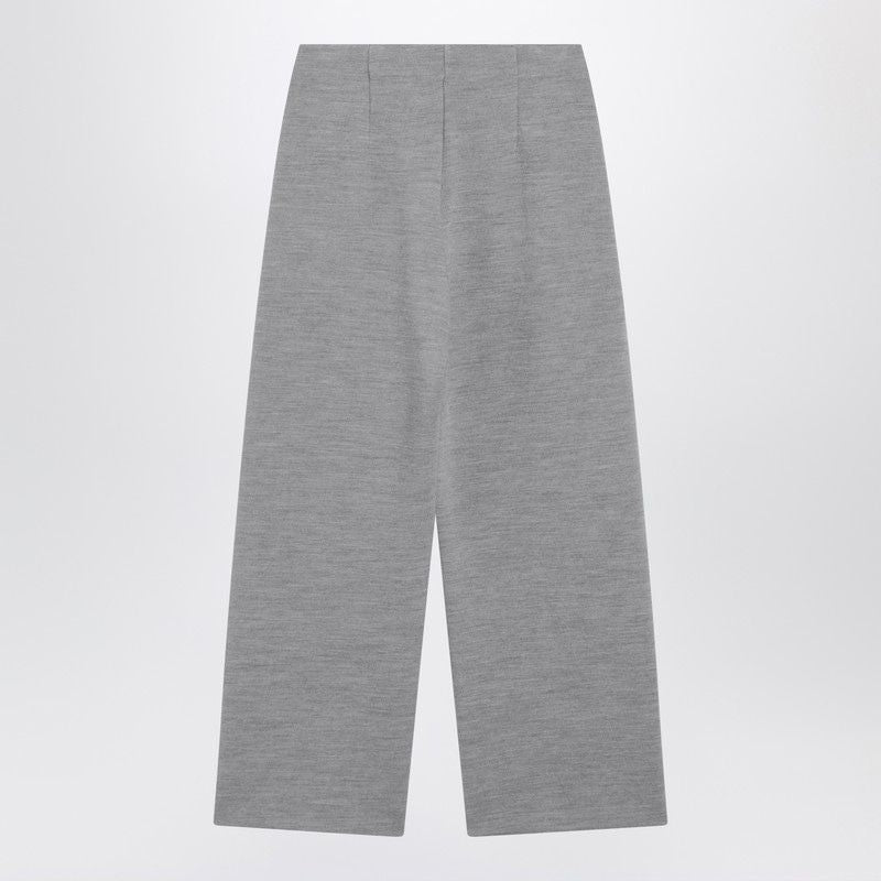 MAX MARA Cropped Wool-Cotton Blend Trousers for Women