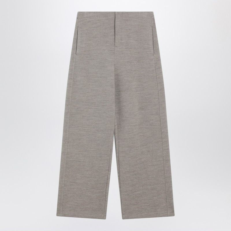 MAX MARA Wool-Cotton Blend Cropped Trousers