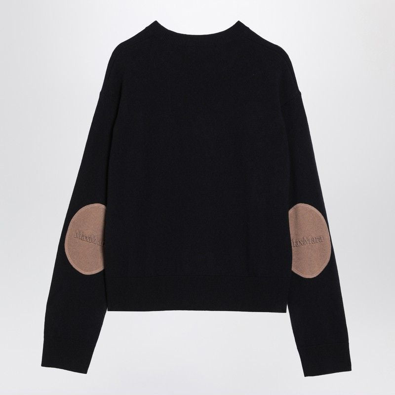S MAX MARA Elegant Wool Crew Neck Sweater for Women