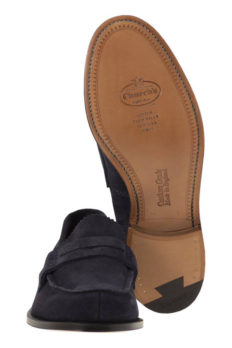 CHURCH'S Classic Suede Moccasin with Comfort Fit