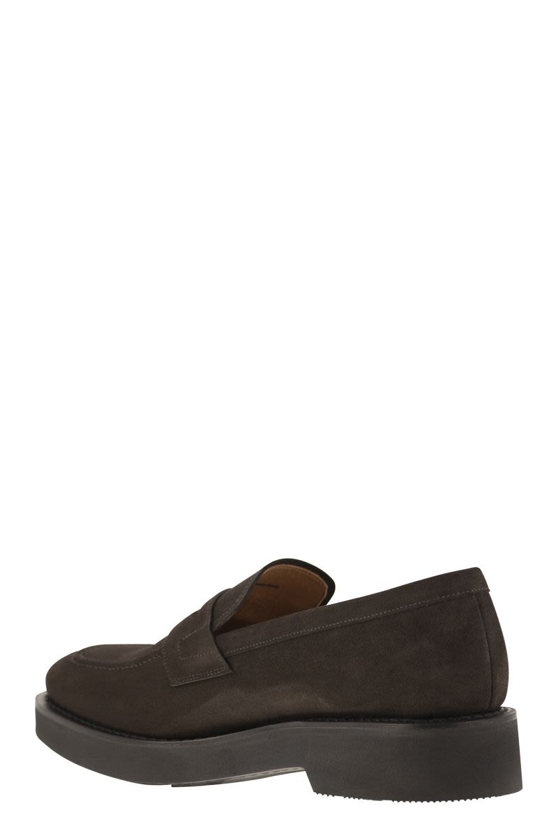 CHURCH'S Suede Parham Loafers for Men
