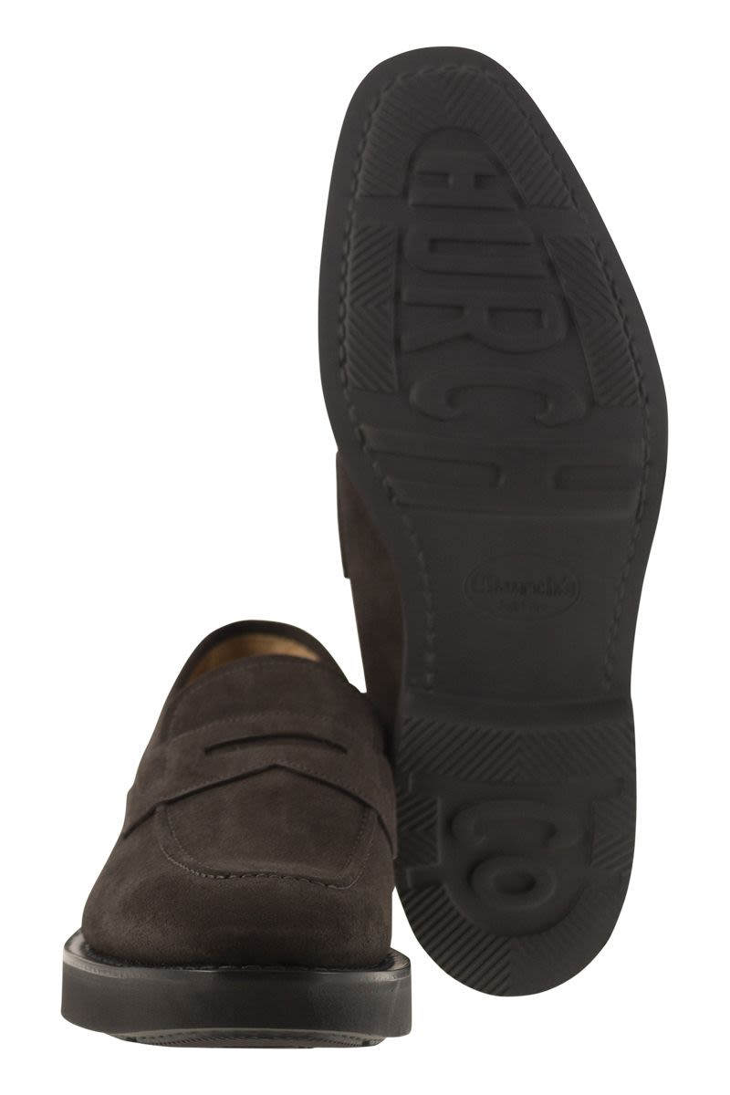 CHURCH'S Suede Parham Loafers for Men