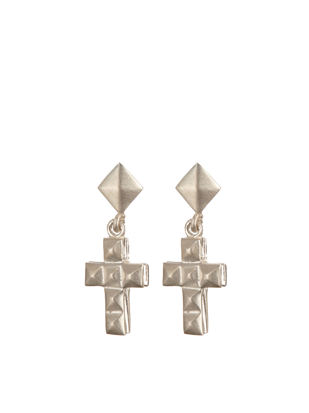 LEONY Mini Silver Earrings for Men