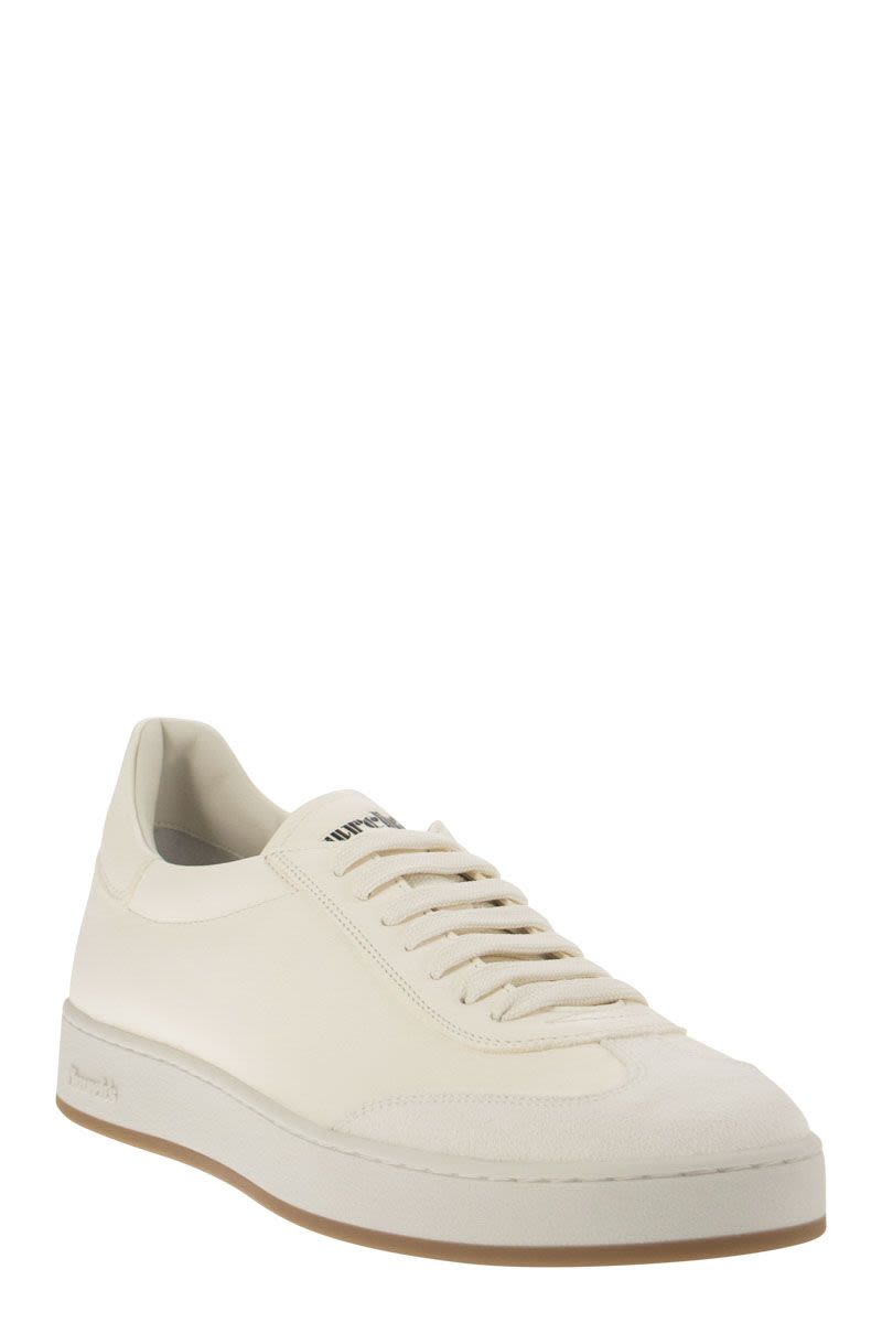 CHURCH'S Largs Suede and Deerskin Sneakers