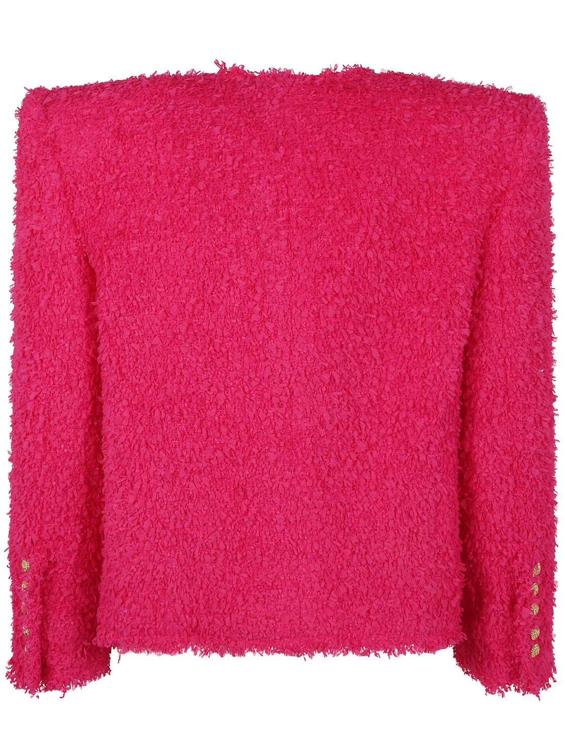 BALMAIN 8 Button Tweed Spencer Mini Jacket