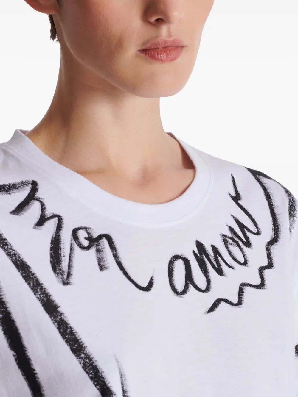 BALMAIN Cotton T-Shirt for Women - SS25 Collection