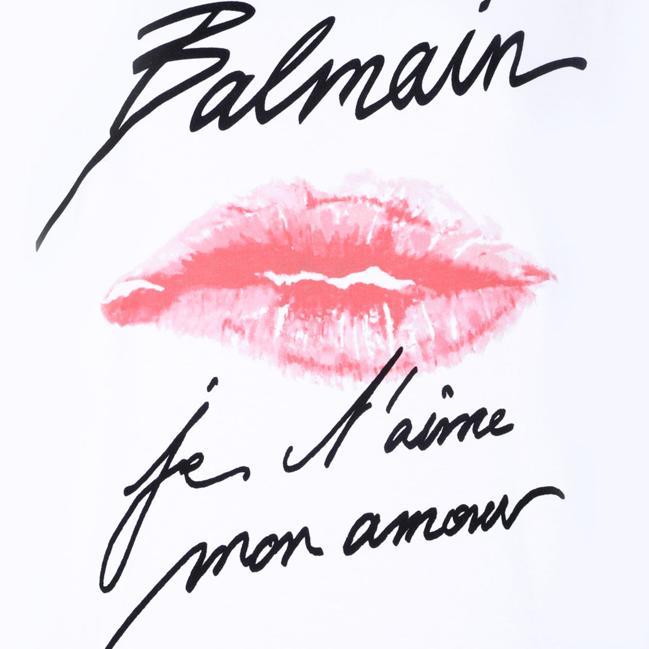 BALMAIN Cotton Graphic T-Shirt for Women - SS25 Collection