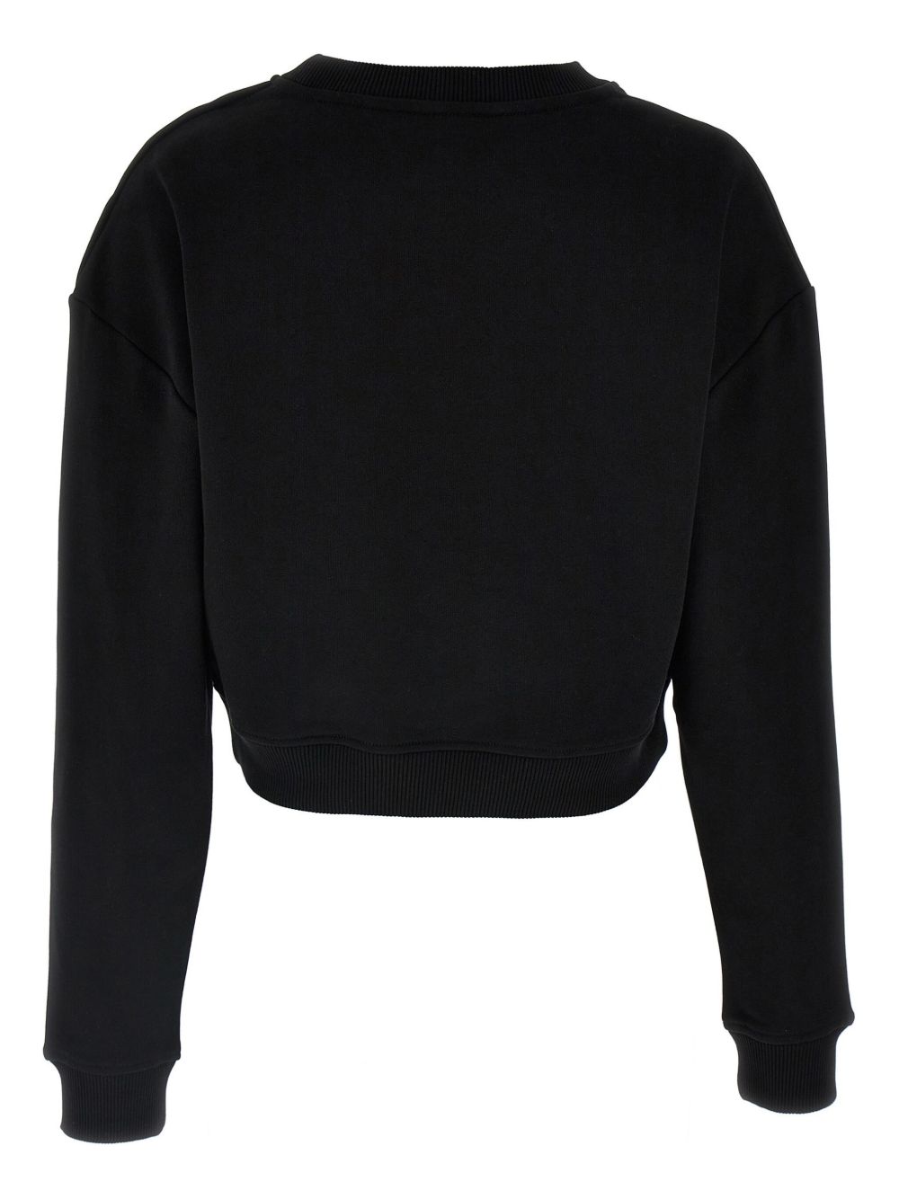 BALMAIN Organic Cotton Cropped Sweatshirt - Women’s