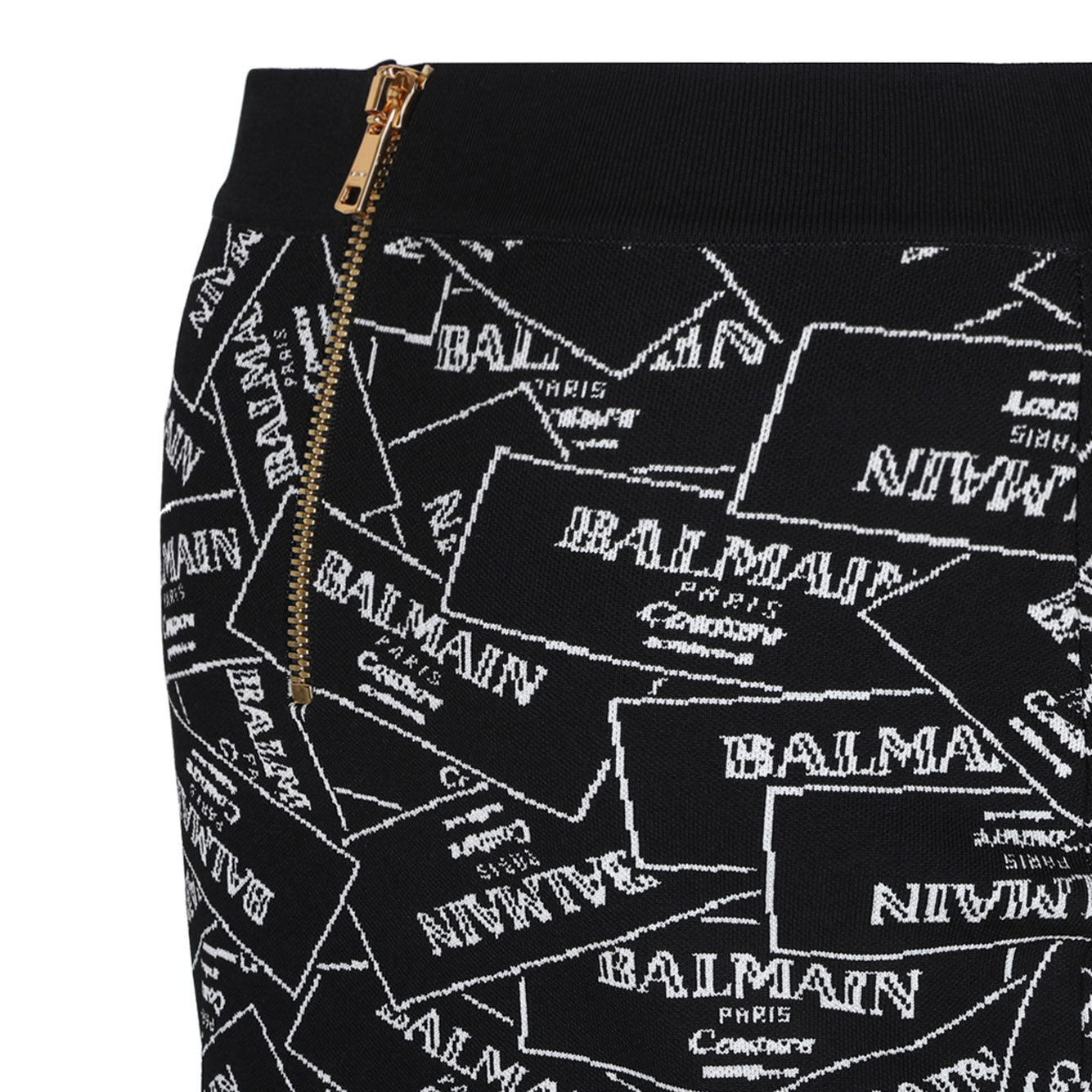 BALMAIN Viscose Mini Skirt