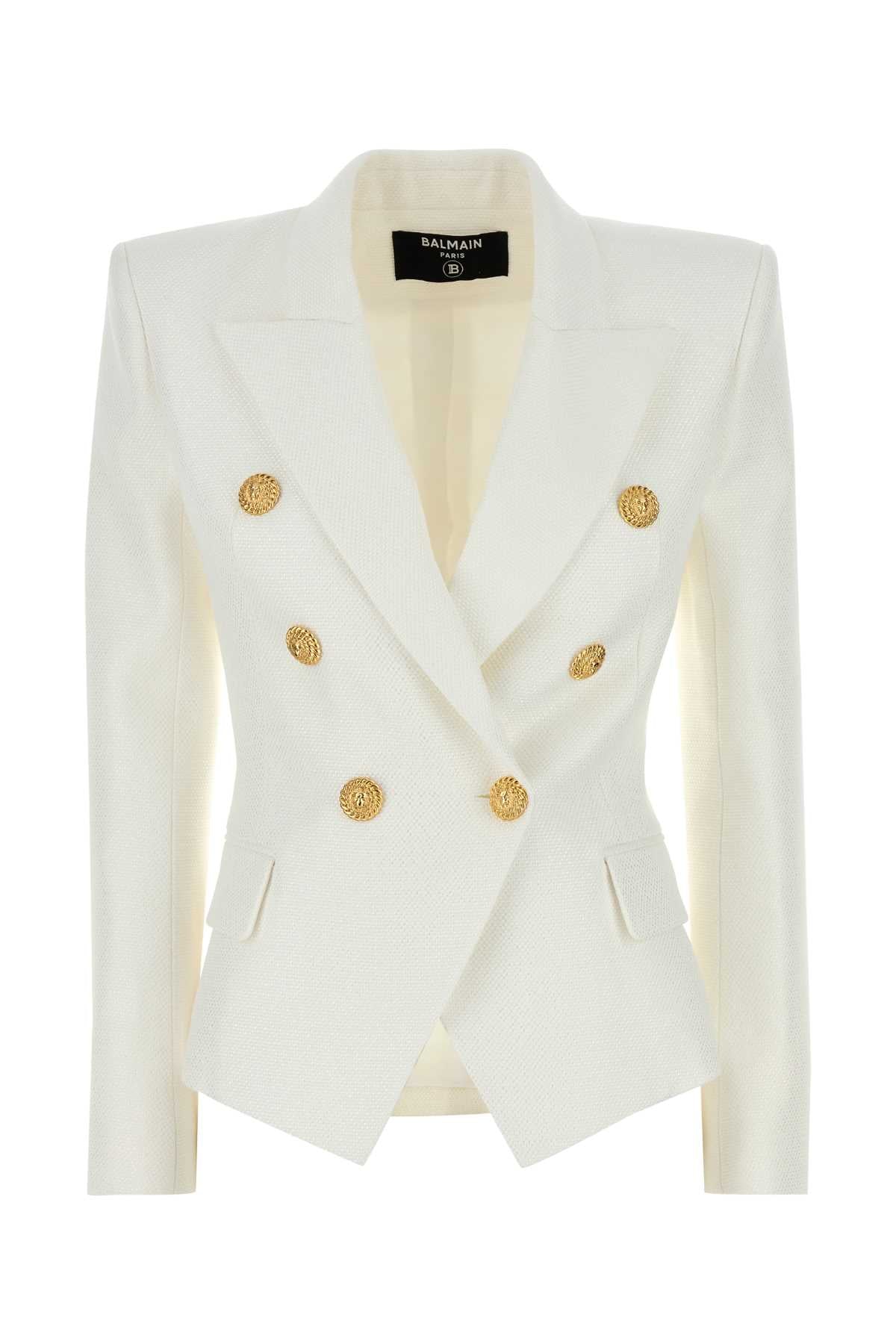 BALMAIN Women's Viscose Blend Mini Blazer