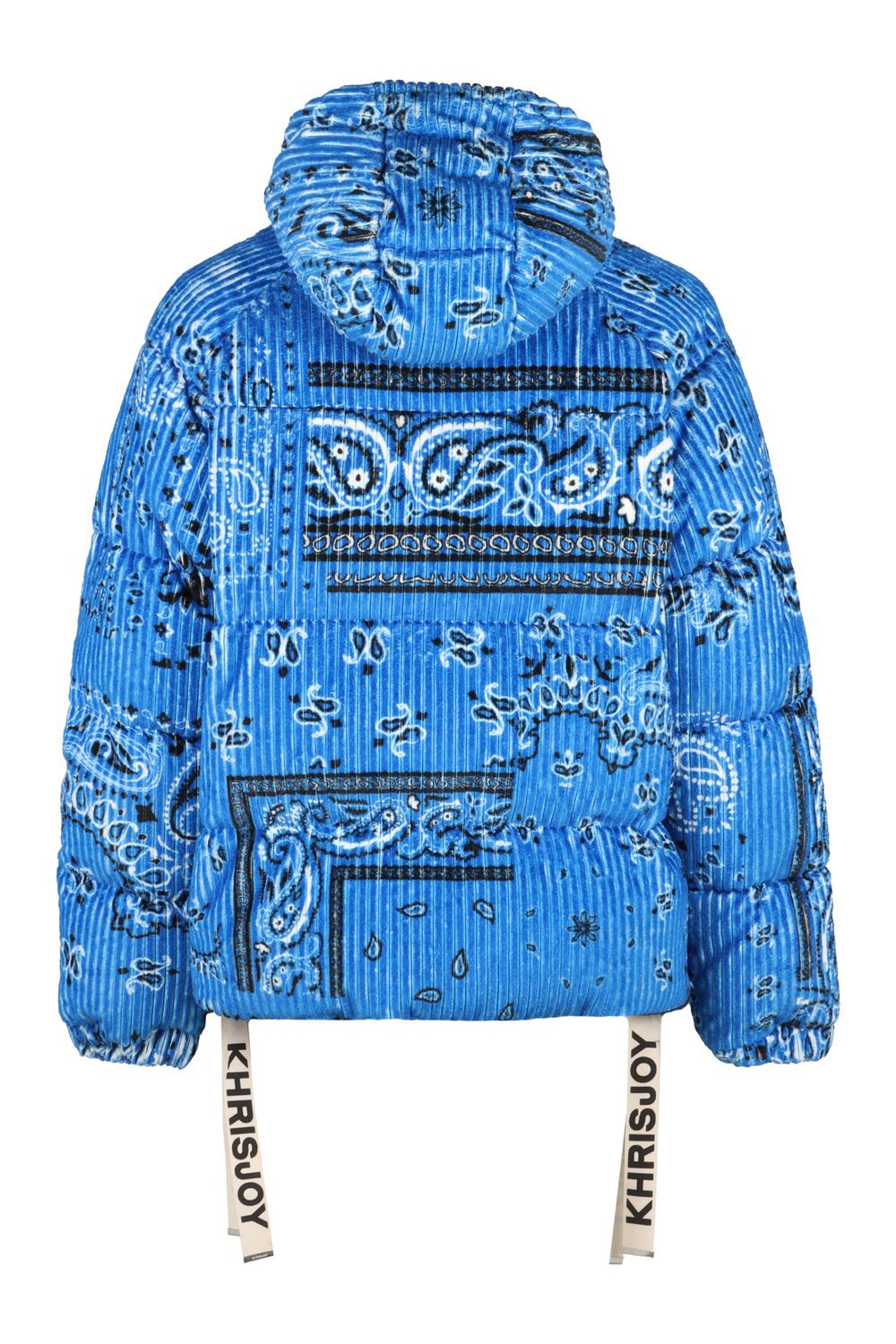 KHRISJOY Puff Bandana Corduroy Hooded Down Jacket - Sizes 00 to 01