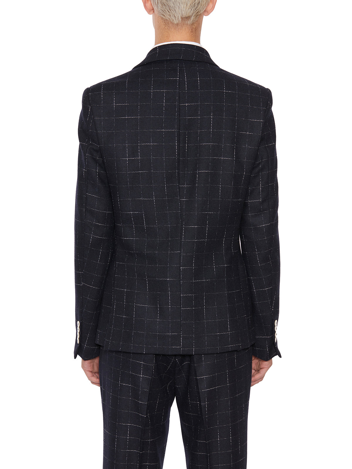 DANIELE ALESSANDRINI Wool Single-Breasted Jacket - Size 48