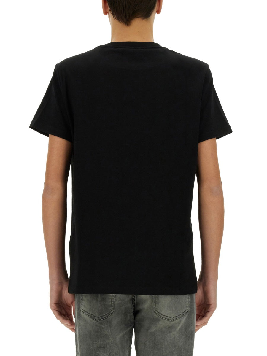 BALMAIN Men's Logo T-Shirt - Size L