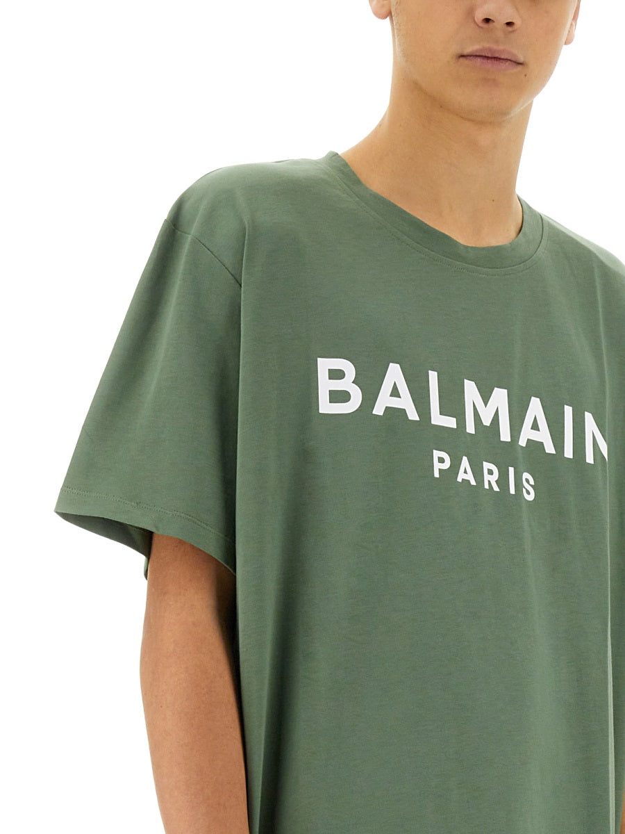 BALMAIN Logo T-Shirt - Size L