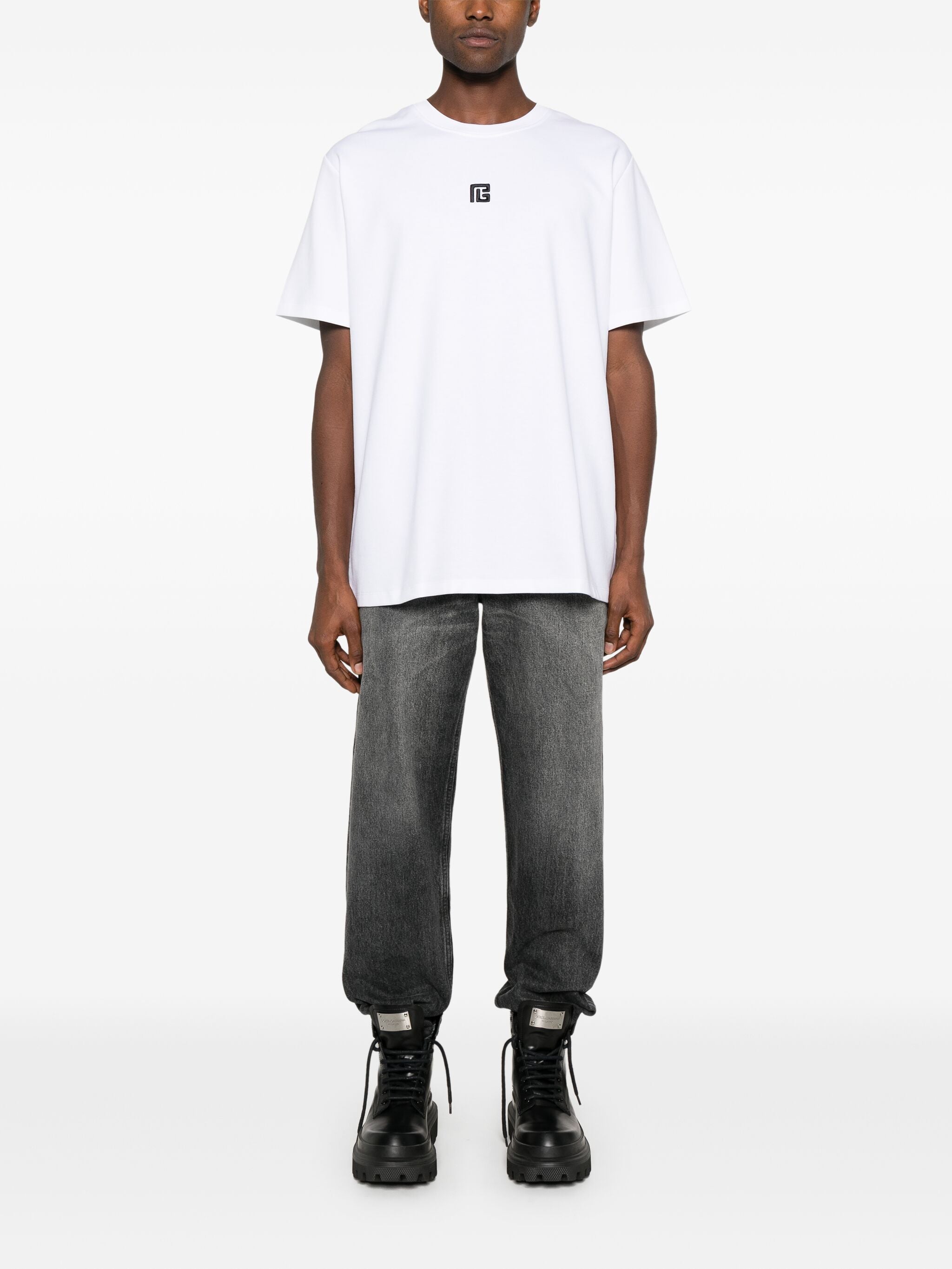 BALMAIN Men's Modal Blend T-Shirt for FW25