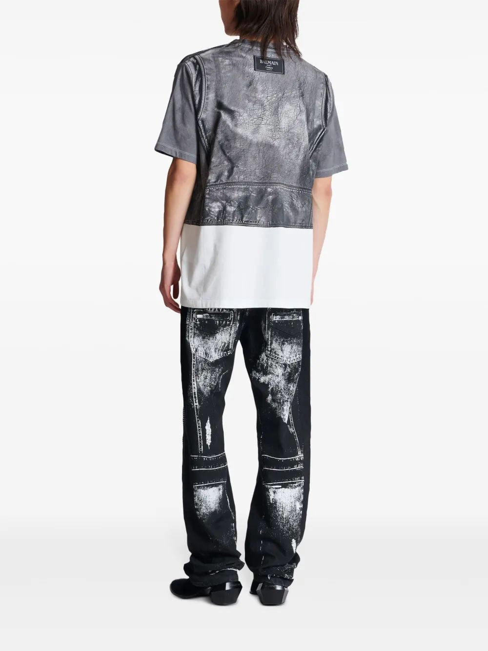 BALMAIN Loose Fit Short Sleeve T-Shirt