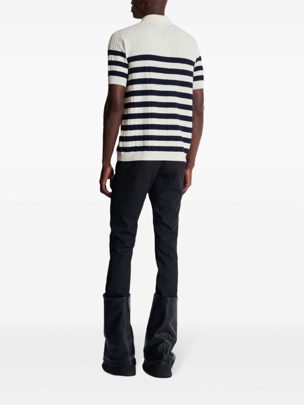 BALMAIN Men's Classic Mini Polo Shirt