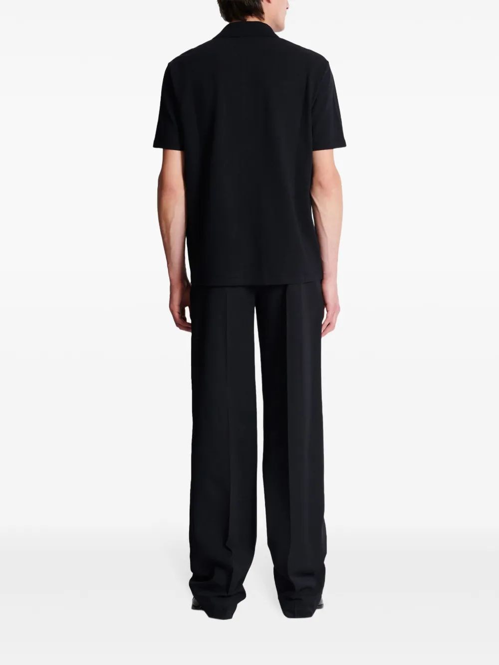 BALMAIN Oversized Short Sleeve Polo Shirt