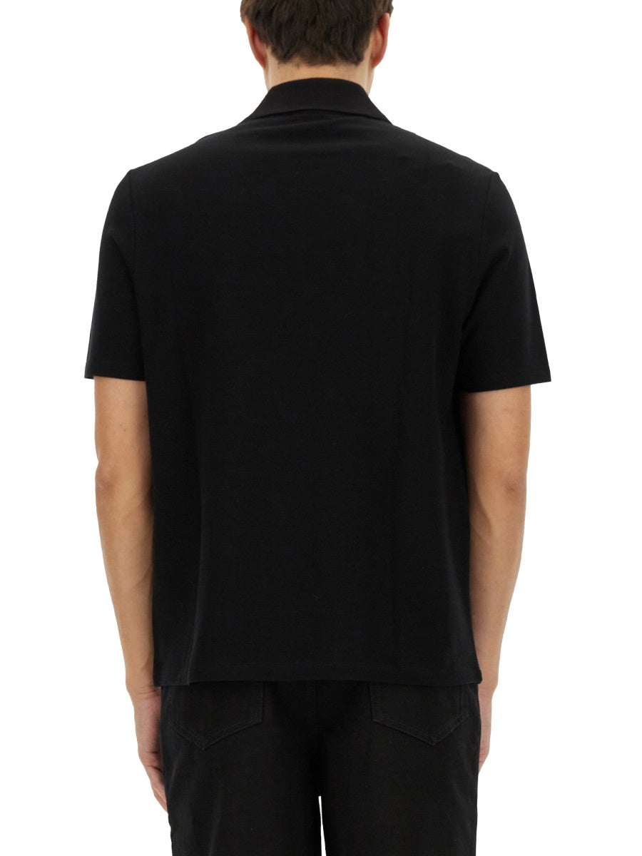 BALMAIN Men's Modern Cotton Polo Shirt