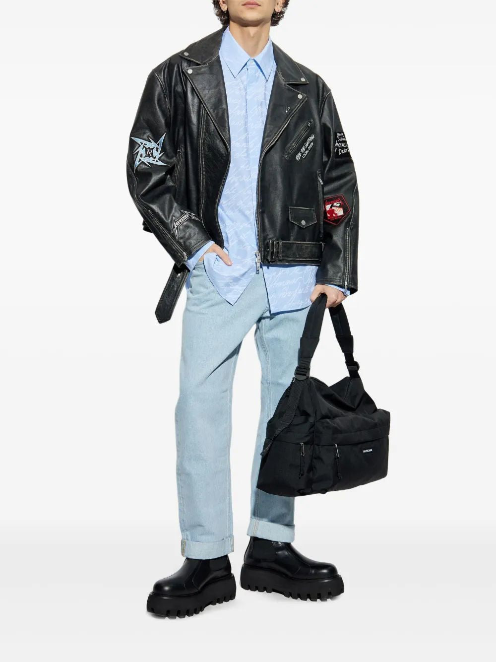 BALMAIN Men's Long Sleeve Shirt