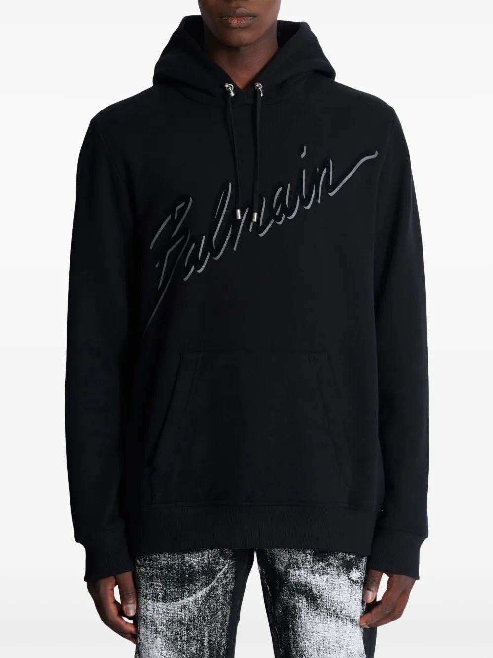 BALMAIN Oversized Long Sleeve Hoodie