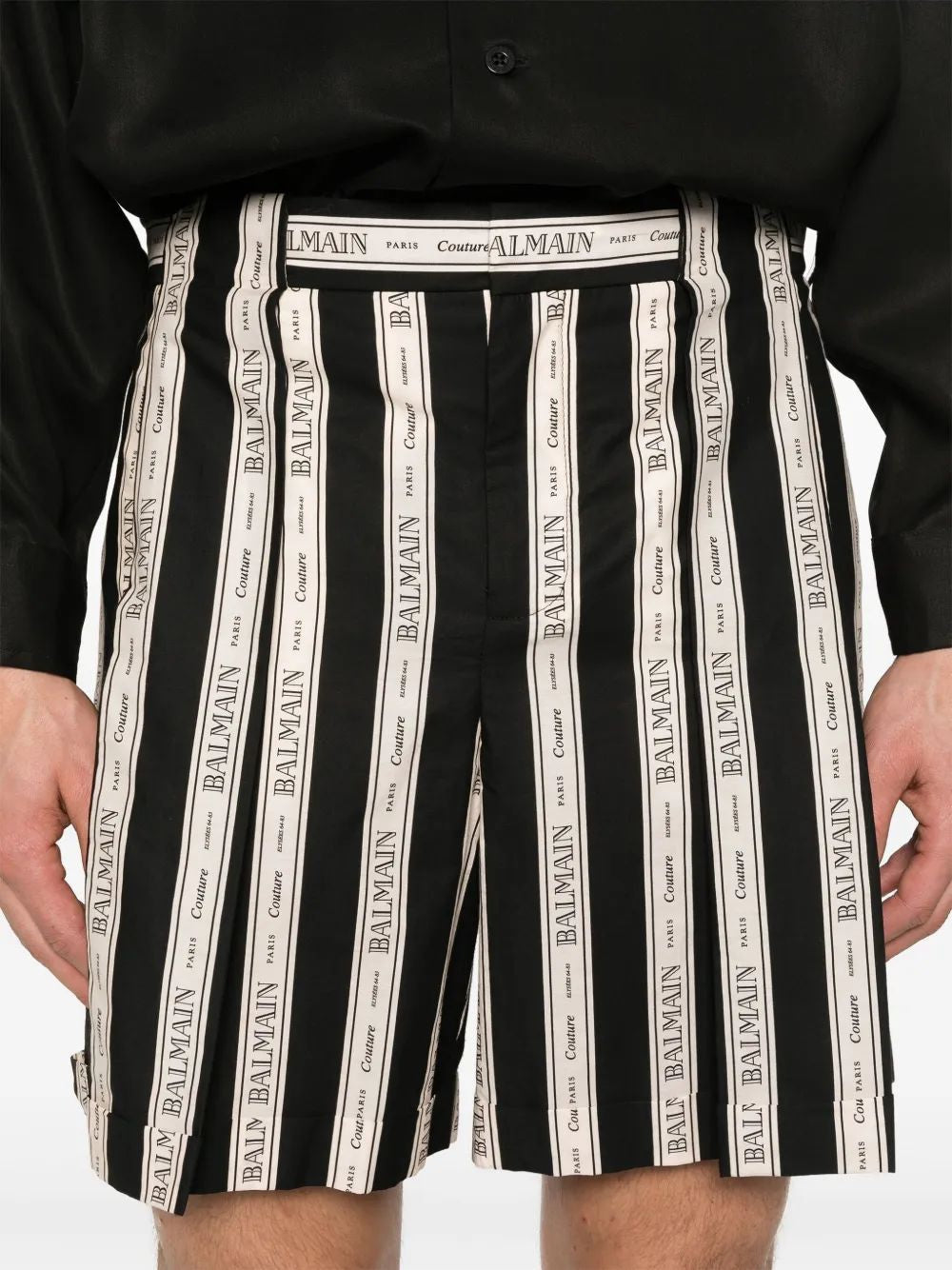 BALMAIN Men's Mini Casual Shorts - Summer Style 2025