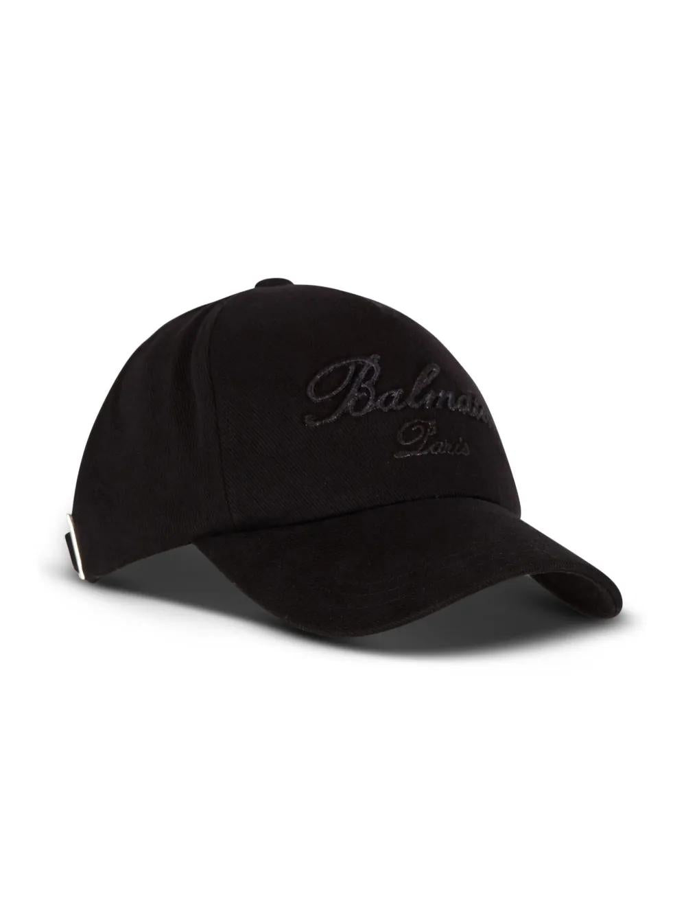 BALMAIN Logo Embroidered Baseball Cap