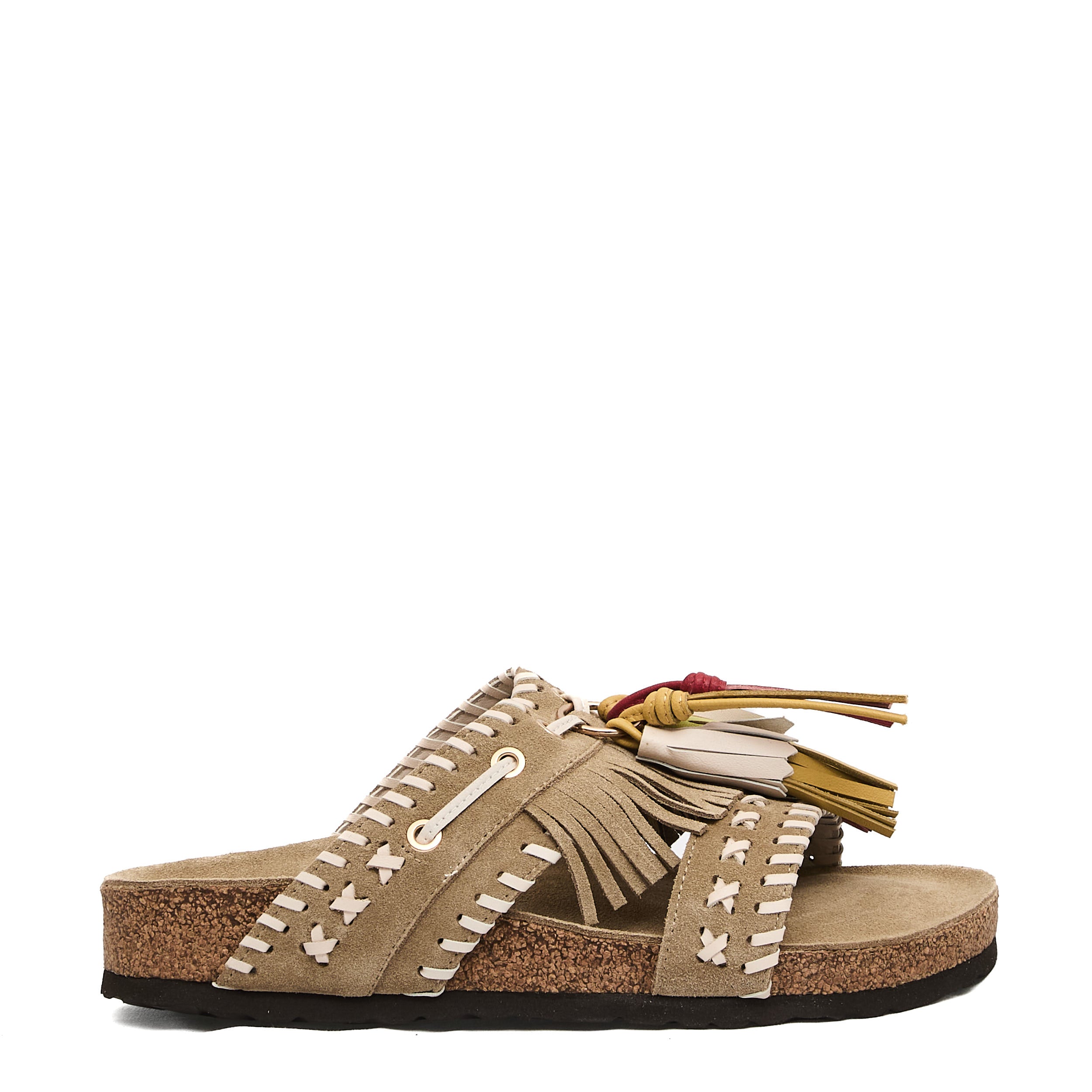 ELENA IACHI Fringe Sandals for Women - Spring/Summer 2025