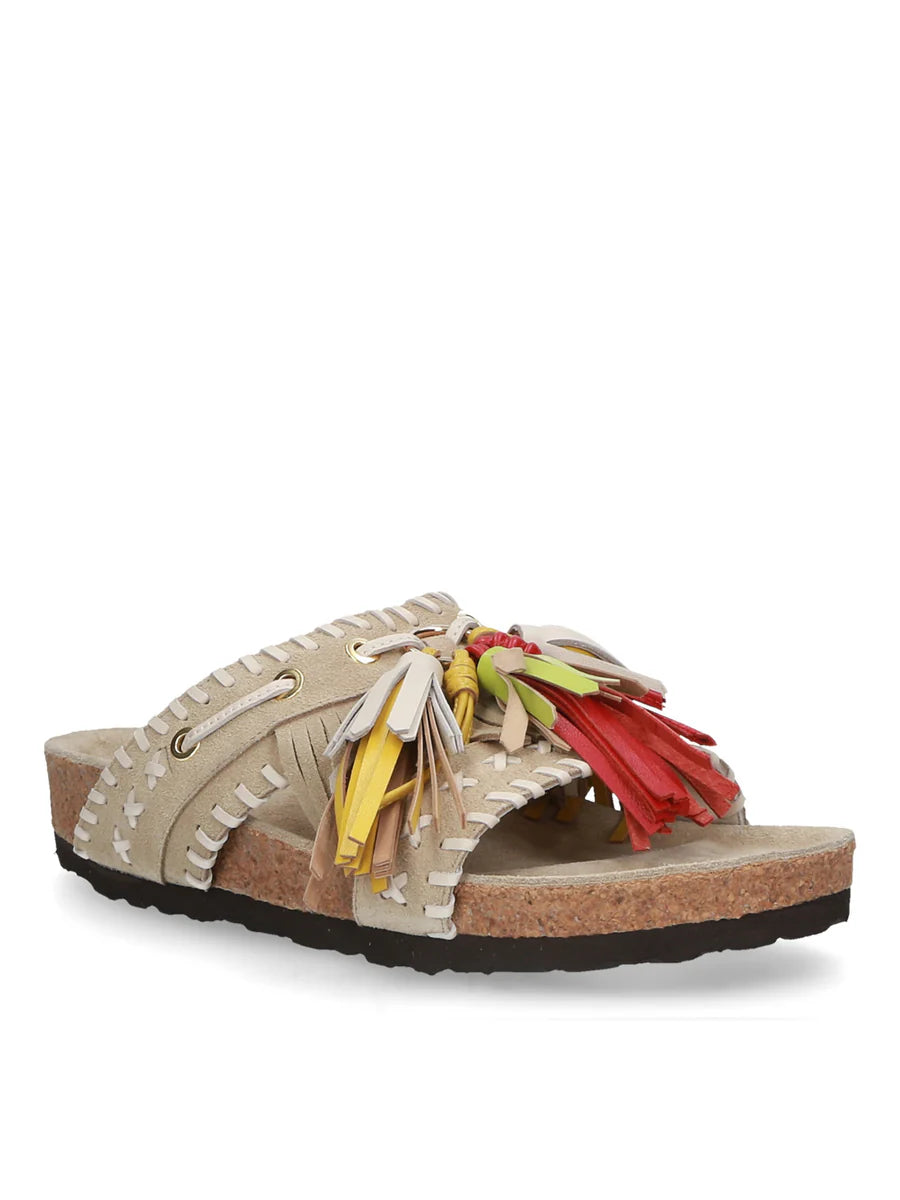 ELENA IACHI Fringe Sandals for Women - Spring/Summer 2025