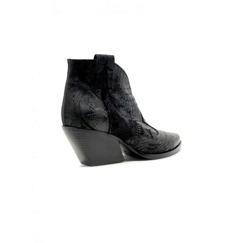 ELENA IACHI Elegant Leather Isidoro Ankle Boots - 70mm Heel