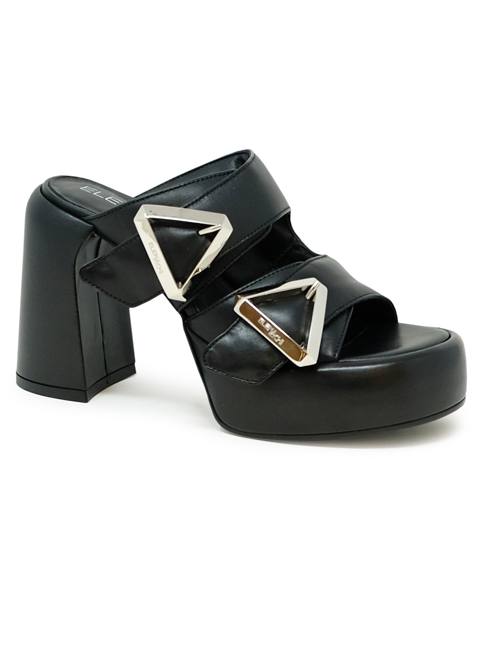ELENA IACHI Elegant Leather Sandals for Women - Size E3854