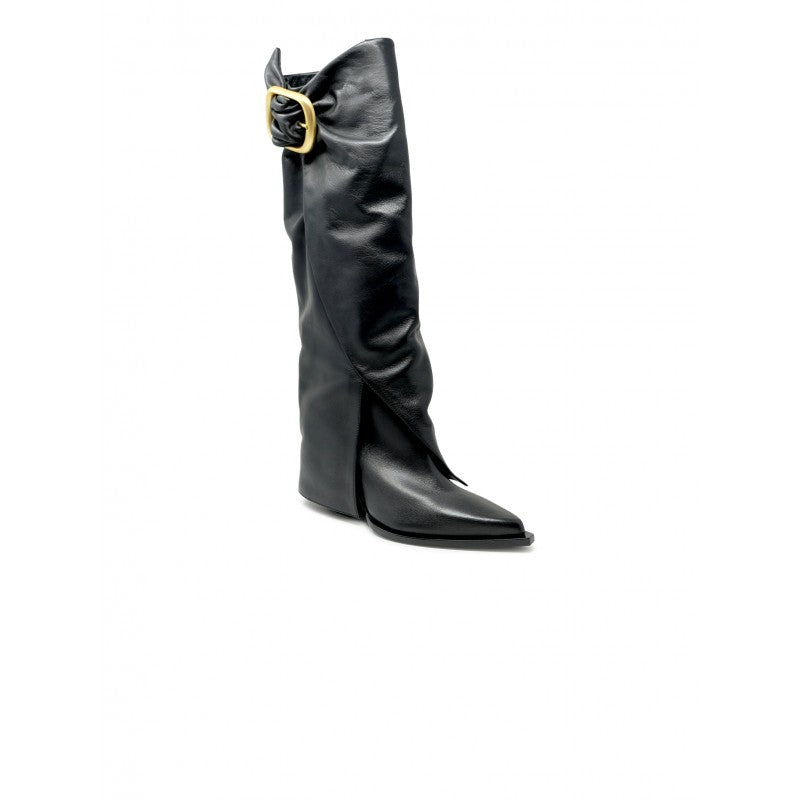 ELENA IACHI Elevated Ankle Boots with 9cm Heel