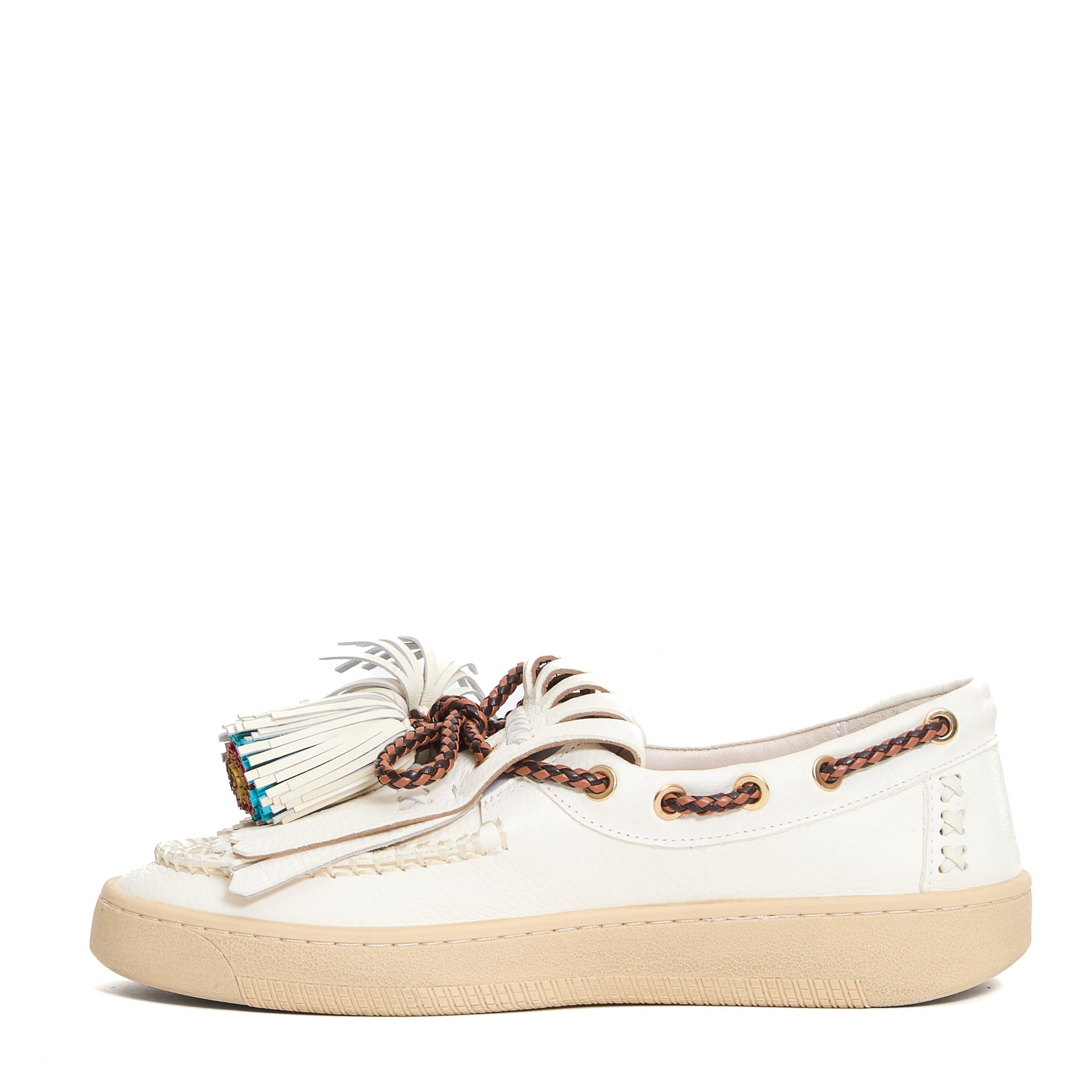 ELENA IACHI Chic Tassel Loafers for Women