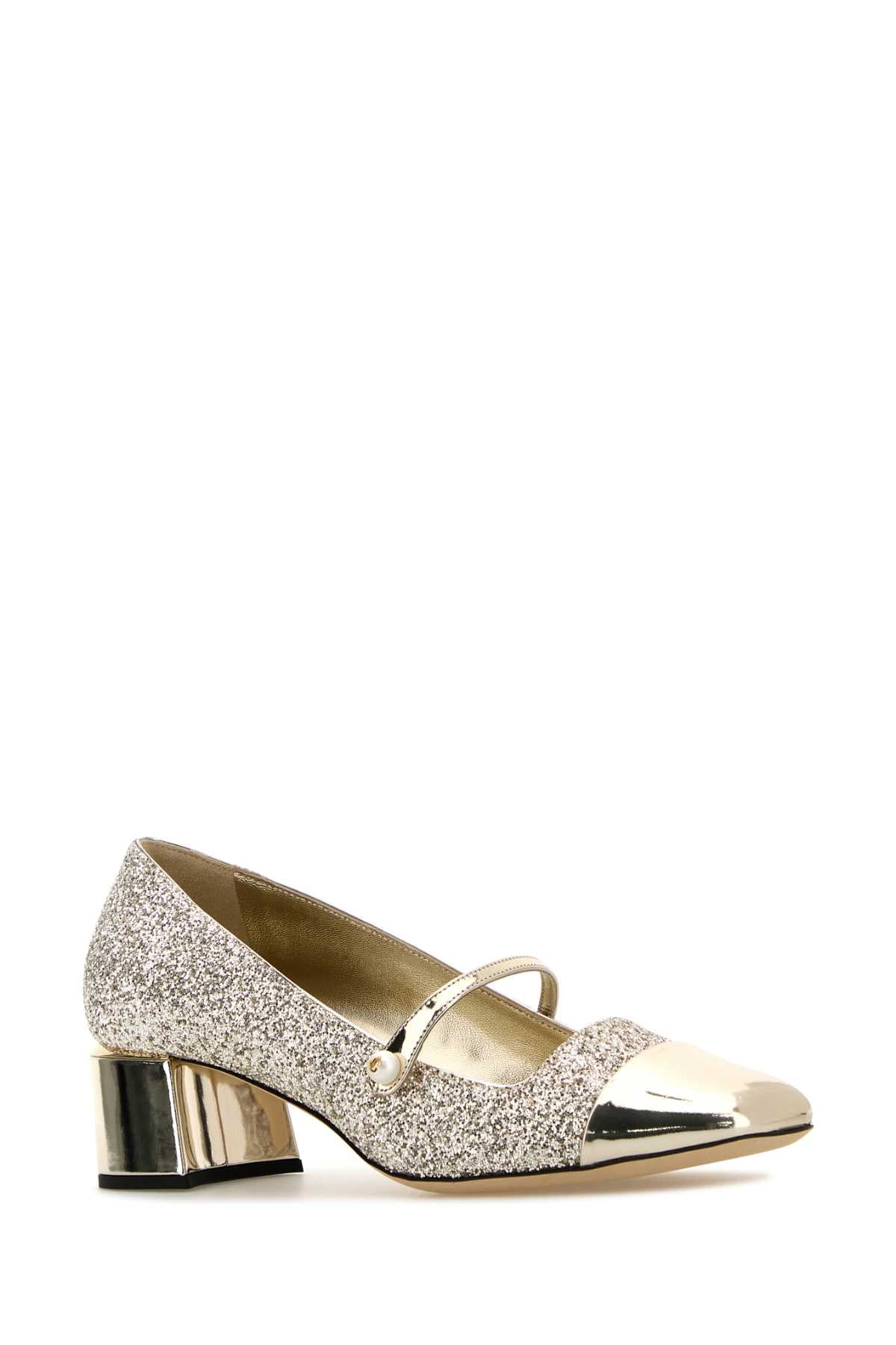 JIMMY CHOO Embellished Leather 45 Pumps for Women