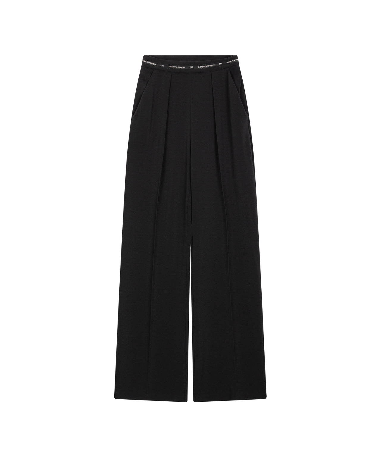 ELISABETTA FRANCHI Elegant Women's Two-Piece Suit with Bow Details