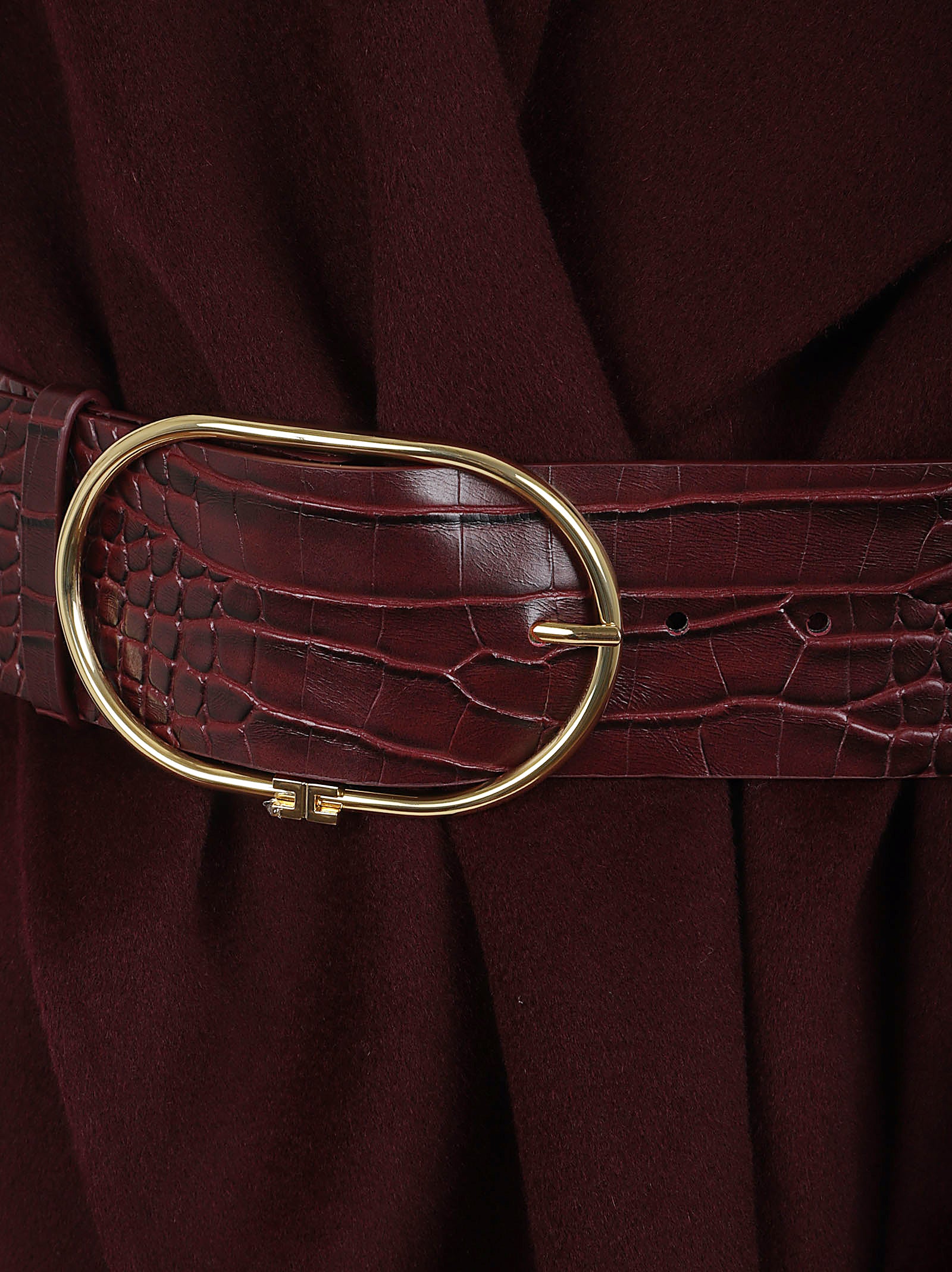 ELISABETTA FRANCHI Elegant Wool Cape for Women