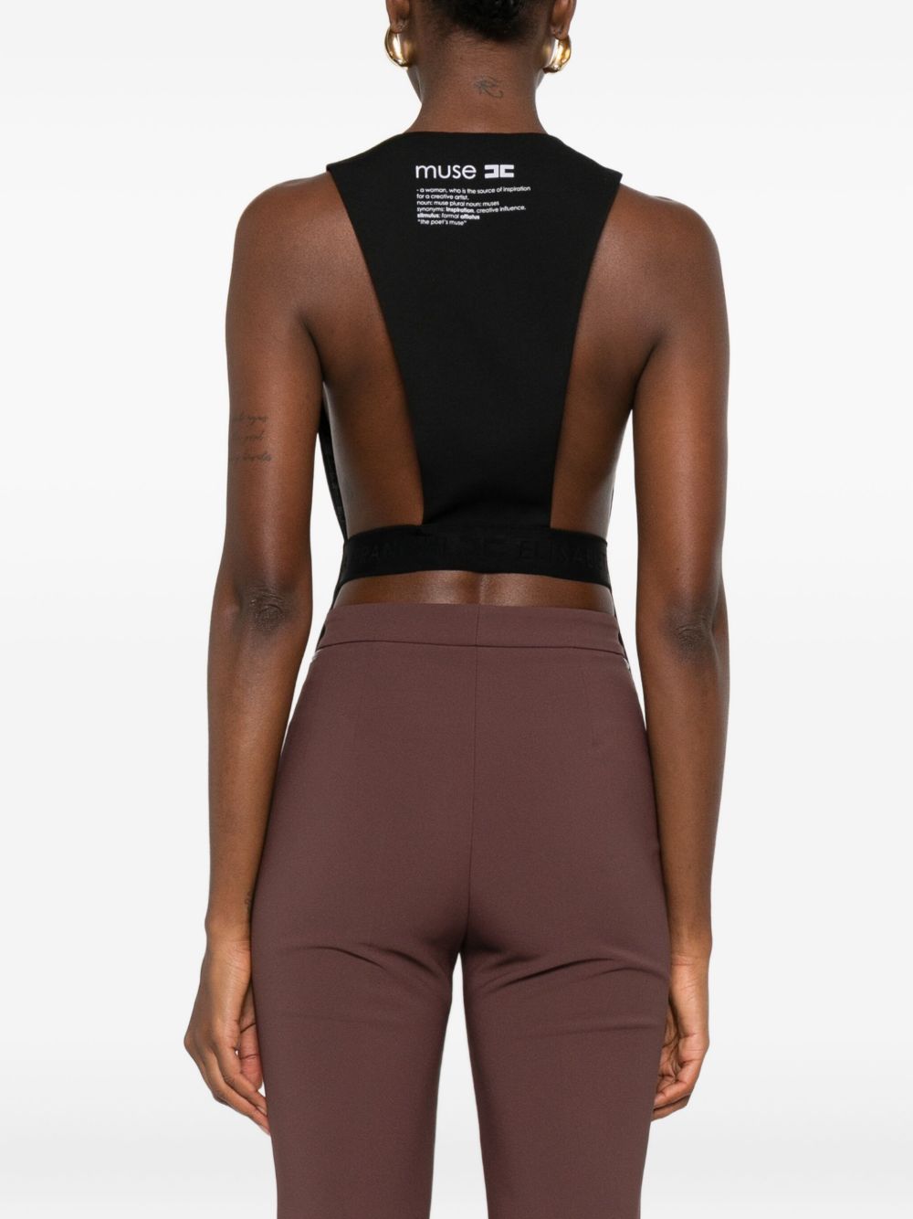 ELISABETTA FRANCHI Elegant Knit Jacket for Women - Fall Winter 25/26