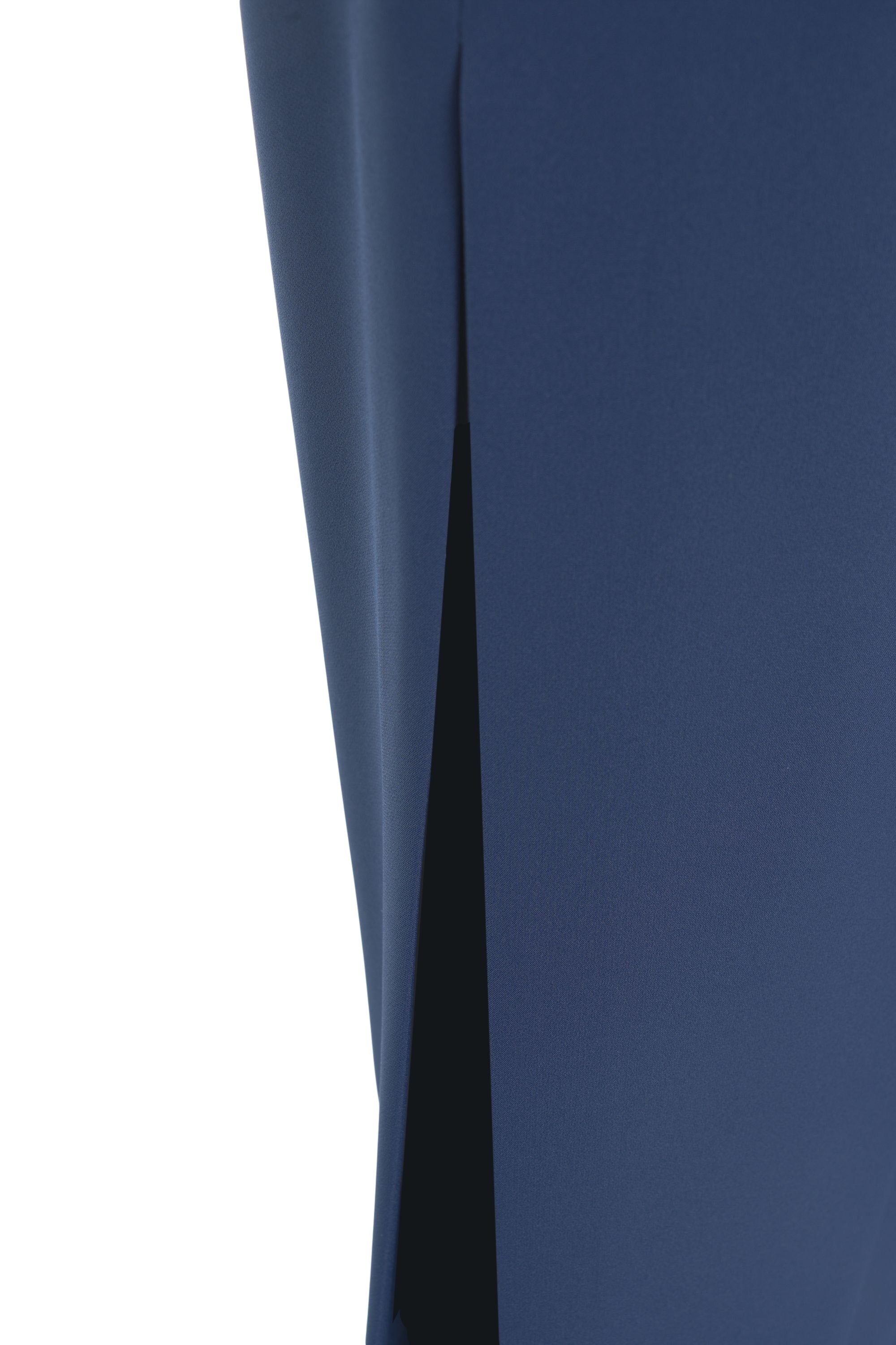 ELISABETTA FRANCHI Strapless Slim Fit Evening Dress with Rhinestone Appliqué - Size 42