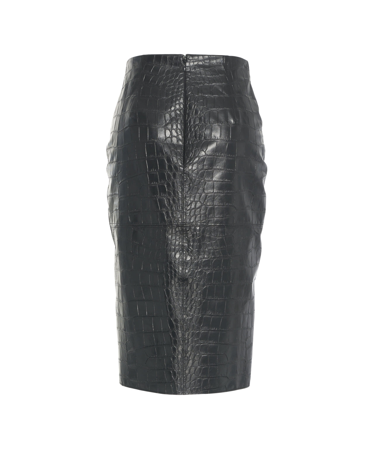 ELISABETTA FRANCHI Chic High-Waisted Midi Pencil Skirt