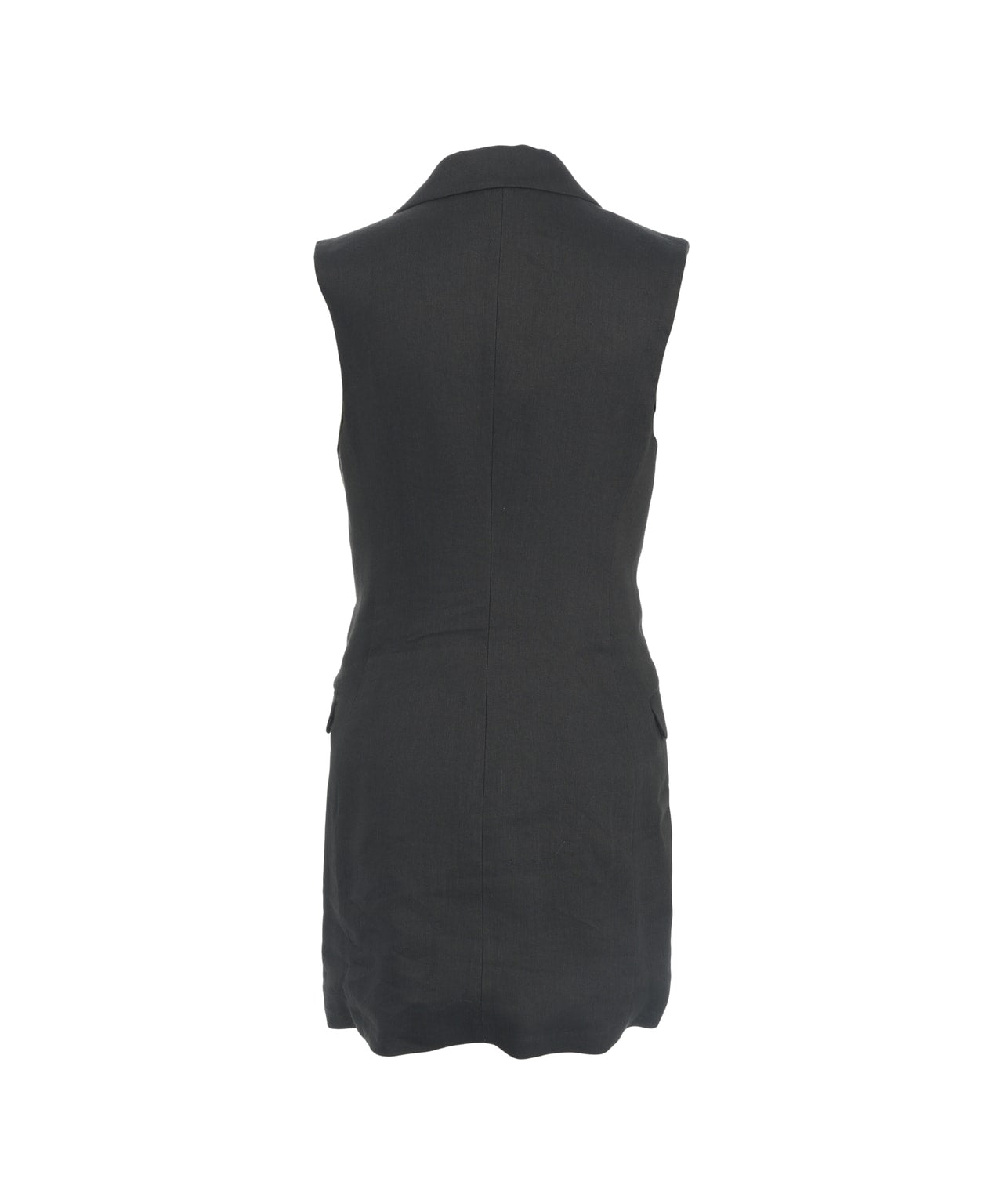 ELISABETTA FRANCHI Sophisticated Linen Blend Mini Dress - Size 42