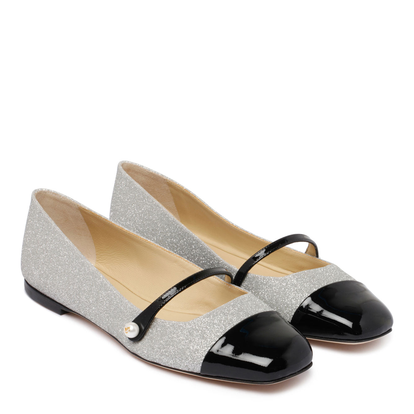 JIMMY CHOO Elegant Lamb Flat Shoes for Women