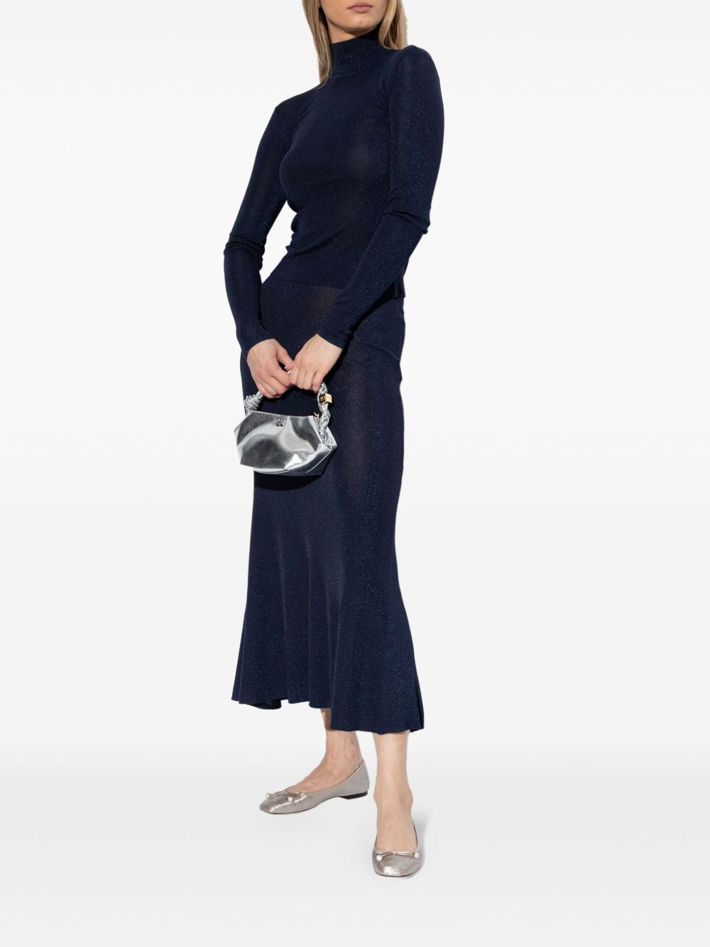 JIMMY CHOO Elegant Flat Leather Ballet Flats