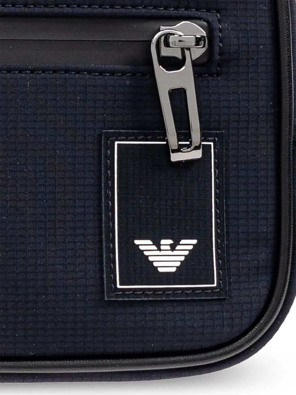 EMPORIO ARMANI Logo-Patch Messenger Handbag