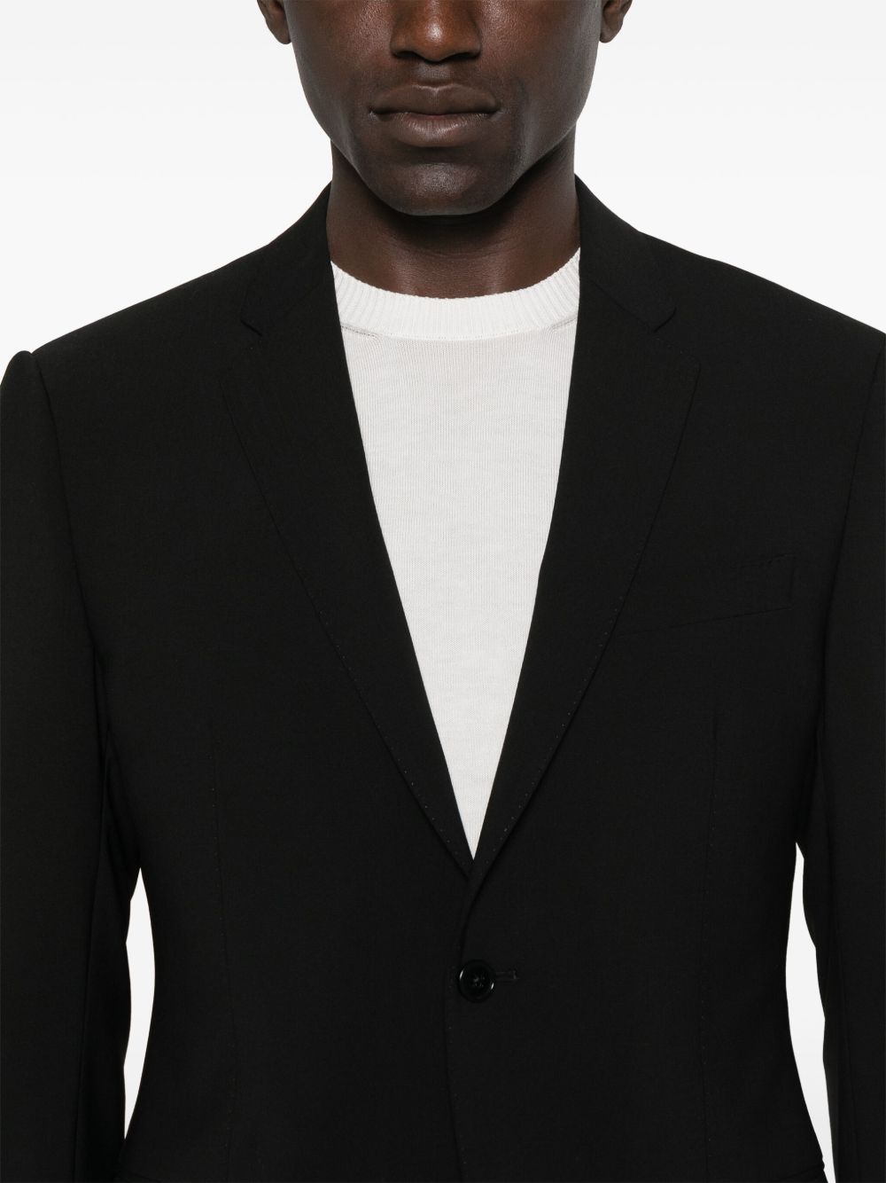 EMPORIO ARMANI Wool Double-Breasted Suit for Men