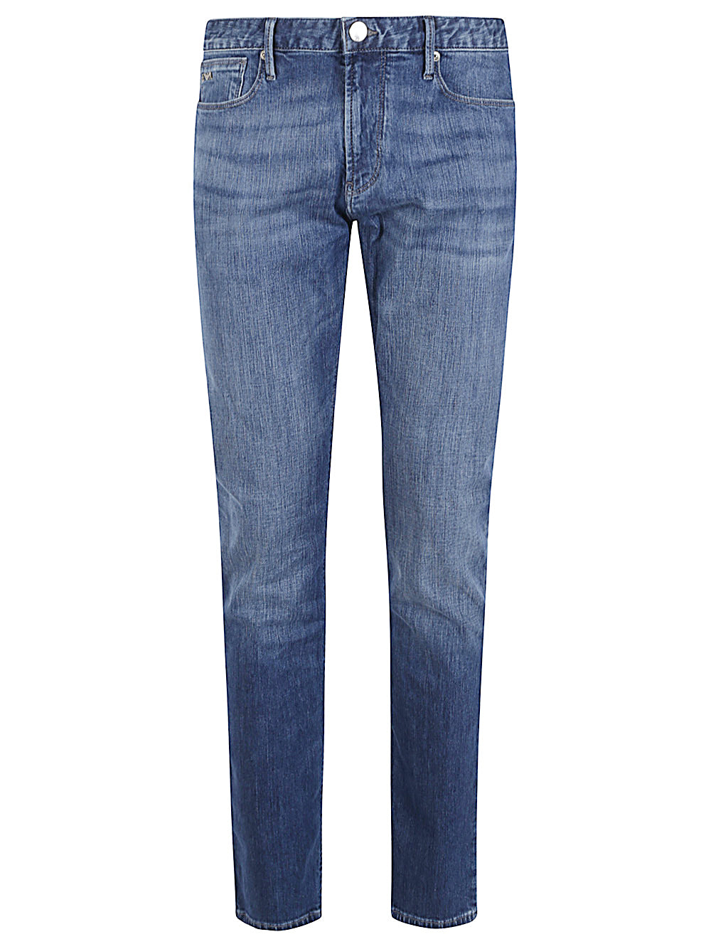 EMPORIO ARMANI Classic Denim Cotton Jeans for Men - FW25