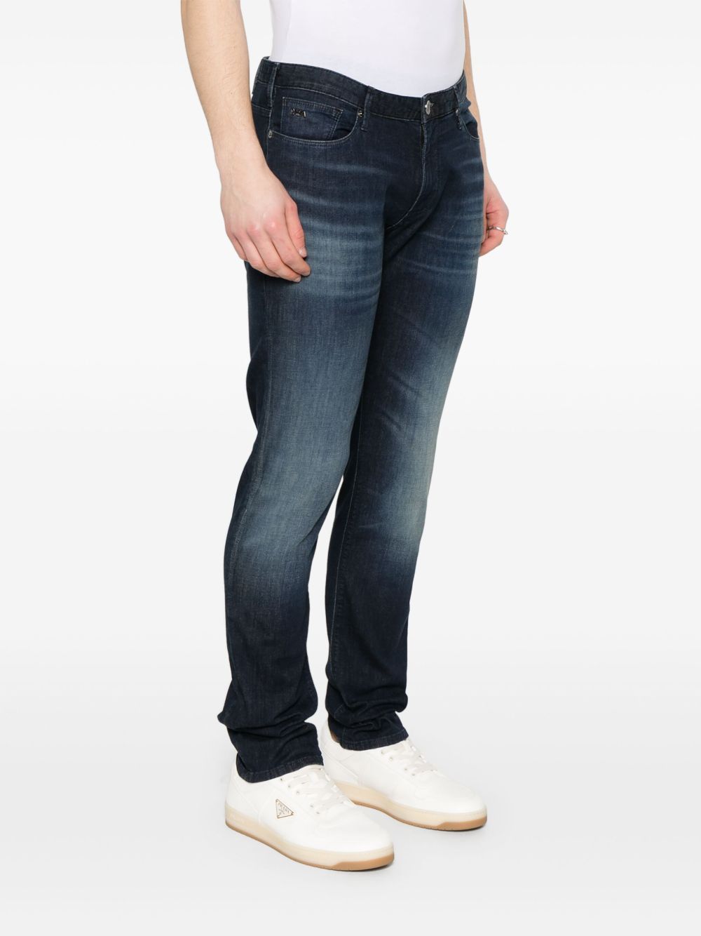EMPORIO ARMANI Classic Denim Cotton Jeans