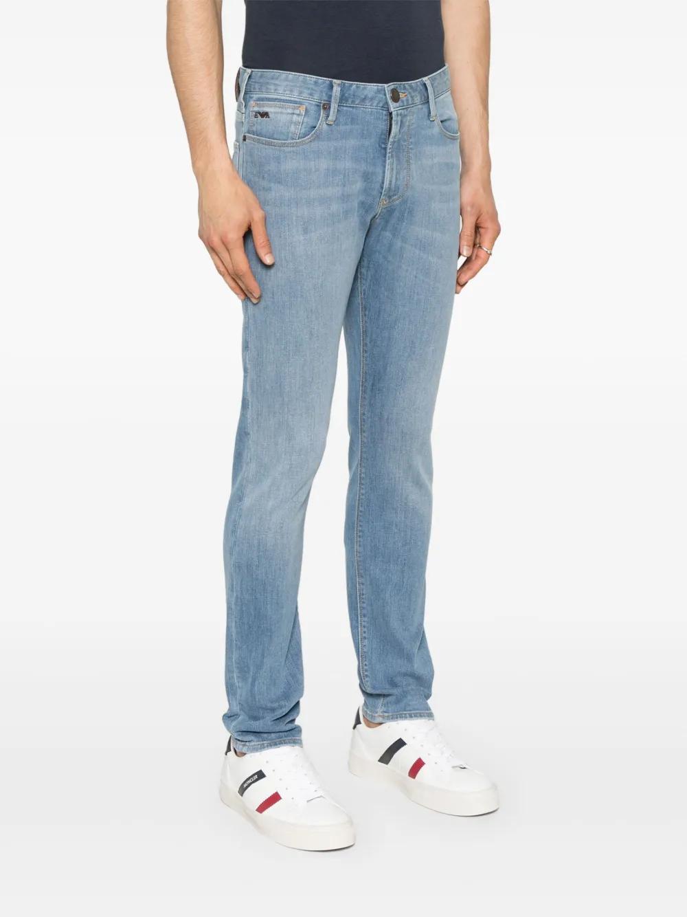 EMPORIO ARMANI Slim-Fit Denim Trousers for Men