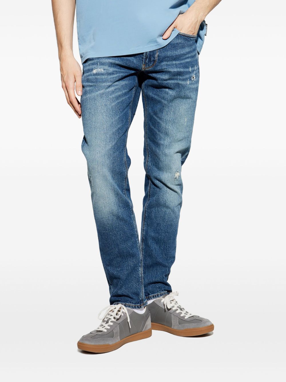 EMPORIO ARMANI Comfortable Stretch Denim Jeans - Classic Fit