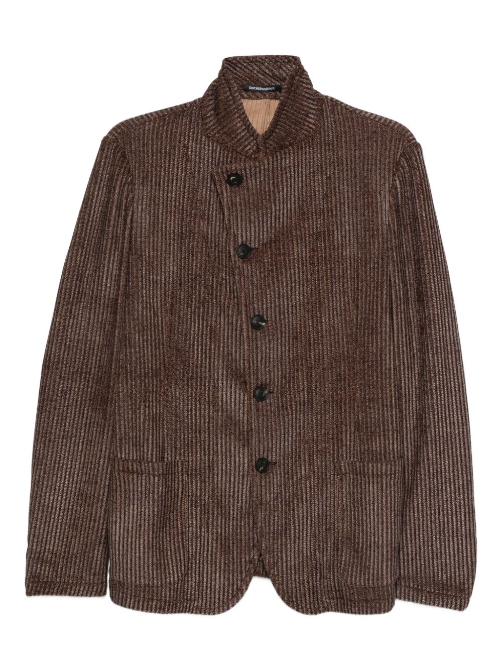 EMPORIO ARMANI Single-Breasted Blazer Jacket for Men - FW25 Collection